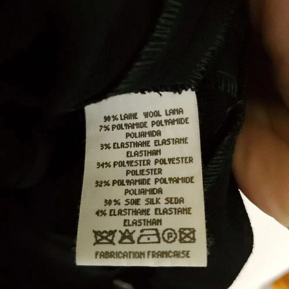 Vintage ANGELO TARLAZZI Paris Wool Blouse Top Long Sleeve size 10 (medium/large) - Picture 8 of 15